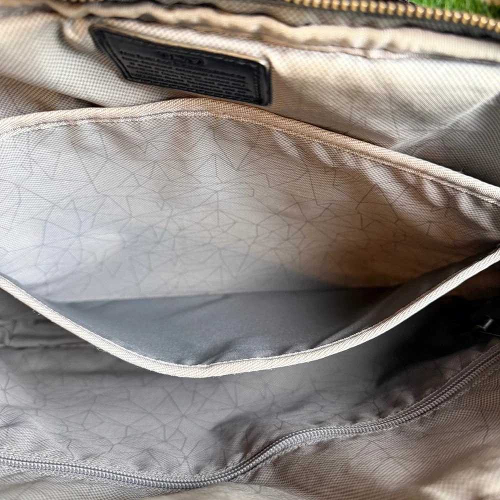 Tumi Alpha Bravo Brooks Slim Briefcase‎ Black Camo Ballistic Nylon Bag 61011DCM
